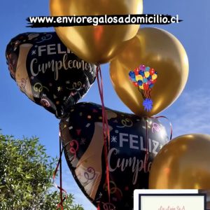 Globo con Helio Feliz Cumpleaños.