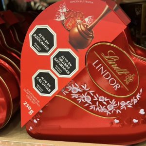 Caja ❤️ Bombones Lindt, 250 gramos.